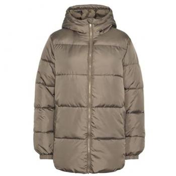 Pieces Daunenjacke Maddie 17150938 Beige Relaxed Fit