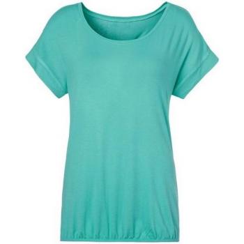 Vivance Damen T-Shirt mit Gummizug, Mint, Gr. 32/34