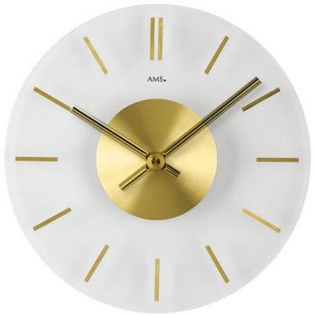AMS “Holo‑Gold” Wanduhr W9319
