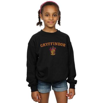 Sudadera de cresta de Gryffindor de Harry Potter para niñas, negra, talla 12-13 años