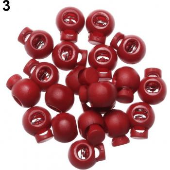 20Pcs Multi-Kleur 6Mm Gat Plastic Kordsluiting Toggle Clip