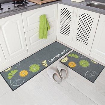 Carvapet Tapis Antidérapant Lavable en Machine 40x120+40x60cm