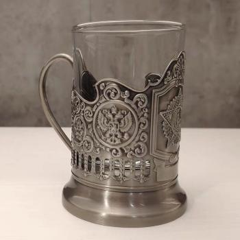 Nordic Style Small Metal Cup with Carving