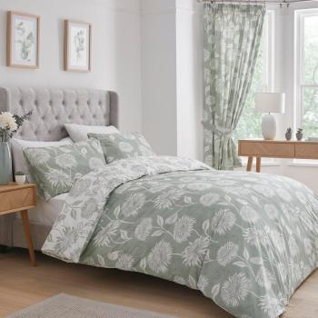 Chrysanthemum Reversible Duvet Cover and Pillowcase Set