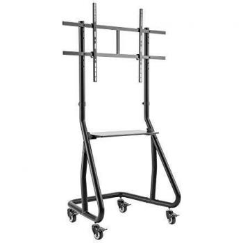Traveling LCD/LED TV Frame 60-105 with Shelf, 100kg Strength