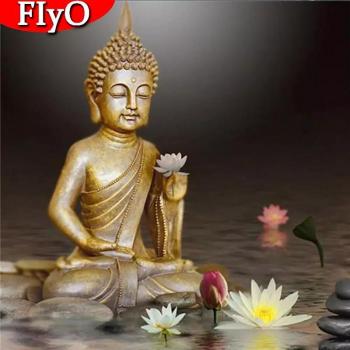 Reflejo Zen: Decoración Religiosa 5D Full Round