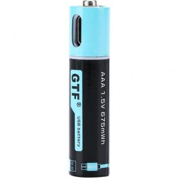 GTF 1.5V 450mAh USB Rechargeable AAA Battery