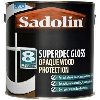 Sadolin Superdec Super White Gloss 5 Litre