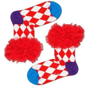 Happy Socks Calcetines Niños Estampado Harlequín Talla 4-6Y Suaves y Cómodos