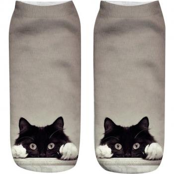 Calcetines para Mujer y Hombre de Gato 3D Impreso Casual