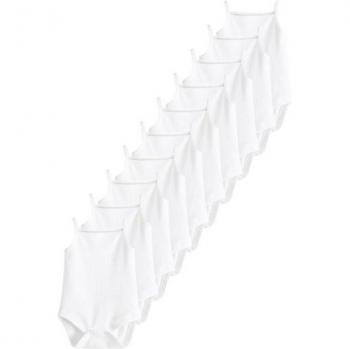 Next Body Kinderbody mit feinen Trägern – 10‑Pack