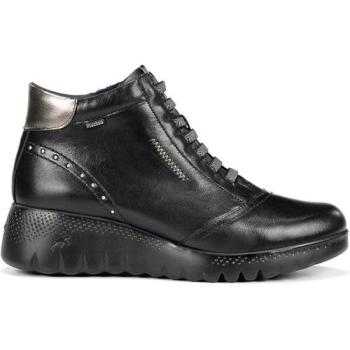 Botín Casual de Piel Fluchos F2246 Negro