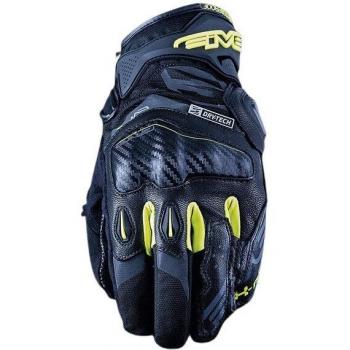 Guanti Moto Five XRIDER WP 21 Nero Giallo Fluo Taglia XL