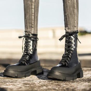 HOKSZVY Women's Semi-High Heeled Boots