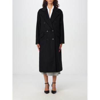 Black TWINSET Coat for Women Size 44