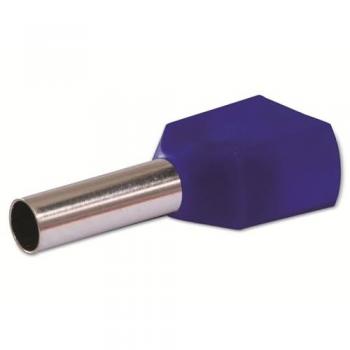 Kit de Deux Embouts Doubles 2,5 mm² – Partie Isolée Bleu