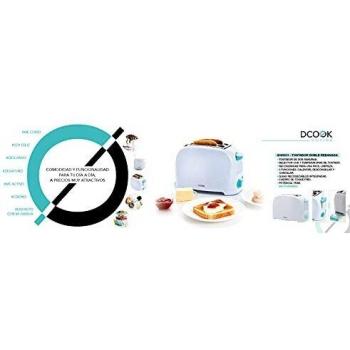 Tostapane DC‑Cook Gallery 750 Watt Bianco