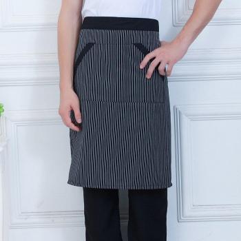 Unisex Kitchen Half Apron with Pockets