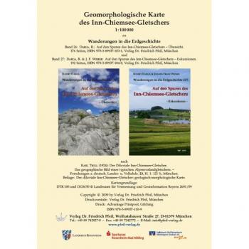 Geomorphologische Karte Des Inn-Chiemsee-Gletschers 1 : 100000 (Wanderungen In Die Erdgeschichte)
