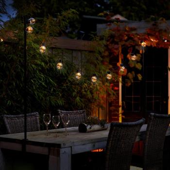 Morsetti da Tavolo con Luci LED Solari Esschert Design