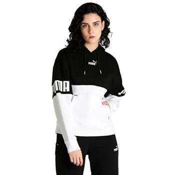 Felpa Donna Puma Power Colorblock – Cappuccio – Colore Nero – XS