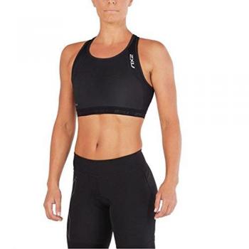 2XU Perform Tri Crop Top für Damen S – Schwarz