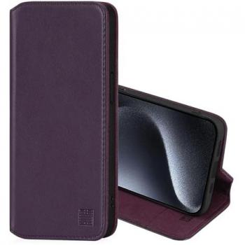 32nd Classic Series 2.0 Real Leather iPhone 15 Pro Max Cover with RFID Blocking, Magnetic Closure, and Card Slot