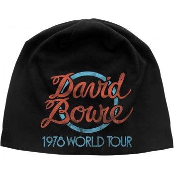 David Bowie Unisex 1978 Tour Logo Hat, One Size, zwart