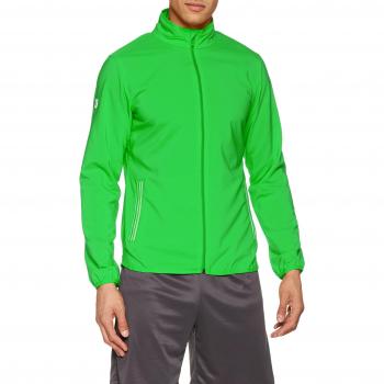 Veste de Sport Wilson Homme M TEAM WOVEN JACKET, Polyester, Vert (Andean Toucan)/Blanc, Taille S