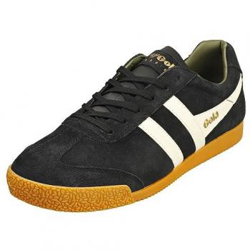 Gola Harrier (Suede) Negro – Zapatillas Formadores