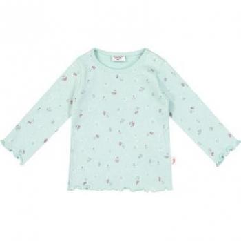 Camicia a maniche lunghe SALT AND PEPPER floreale mint
