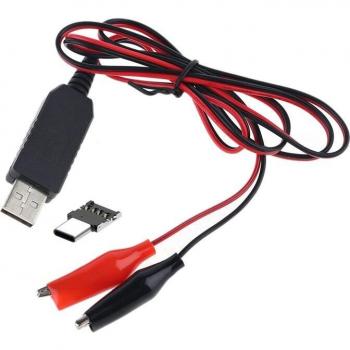 Type C USB Power Cable for AA AAA C D Battery Replacement