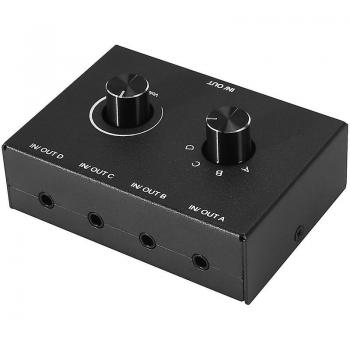 Switch Audio 4‑Ports Noir