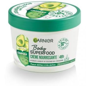 Garnier Baume Nourrissant Multi-Usages – Superfood – Avocat & Vitamine E – Peaux Sèches 380 ml
