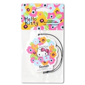 Hello Kitty Small White Cherry Blossom Rose Air Freshener for Cars