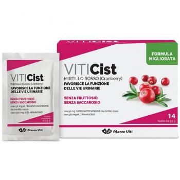 Marco Viti Farmaceutici Viticist Mirtillo Senza Fruttosio 14 Bustine