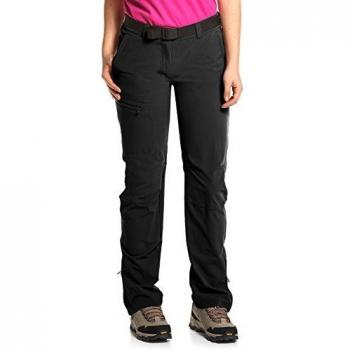 Pantalones Maier Sports Inara Slim negros para senderismo mujer M