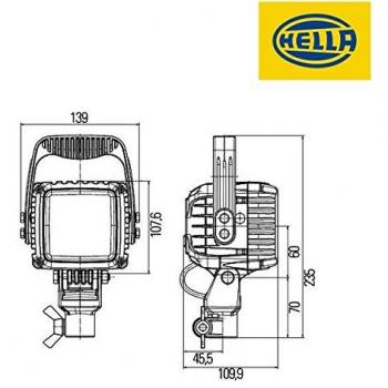 Projecteur LED HELLA 1GA 996 192-051