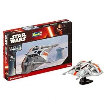 Science Fiction Model Kit in Buildable Form, Revell 03604 Star Wars Snow Speeder 1:52