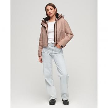 Windcheater Rosa Palo con Detalle Negro – Chaqueta Superdry
