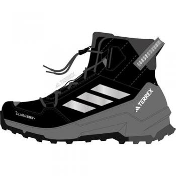 Adidas Terrex Ax4r Mid Climawarm+ Hiking Shoes – Core Black (UK 2.5 Unisex)
