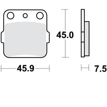 Plaquettes de frein TRW MCB561EC