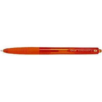 Pilot Super Grip G pen (orange, 1.0mm, retractable)