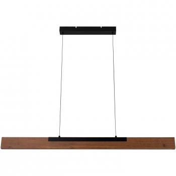 Lámpara Colgante Wilma LED, Madera, Longitud 122 cm, Regulable