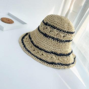 Hand-Woven Straw Sun Hat for Women