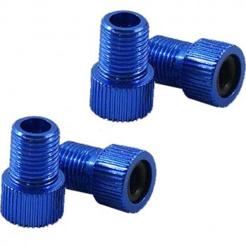 4Pcs Aluminum Alloy Bicycle Tire Valve Connector Caps