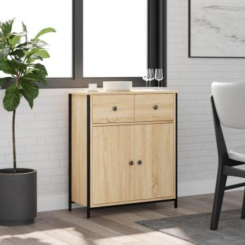 VidaXL Aparador de madera de ingeniería roble Sonoma 70x30x80 cm
