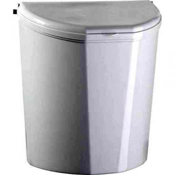 Brunner Abfallbehälter Pillar XL 10 Liter, weiß