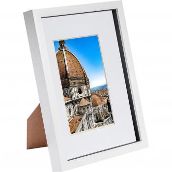 Nicola Spring 3D Box Photo Frame A4 (8 x 12) with A5 Mount