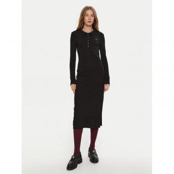 Calvin Klein Jeans Strickkleid in Schwarz, Slim Fit